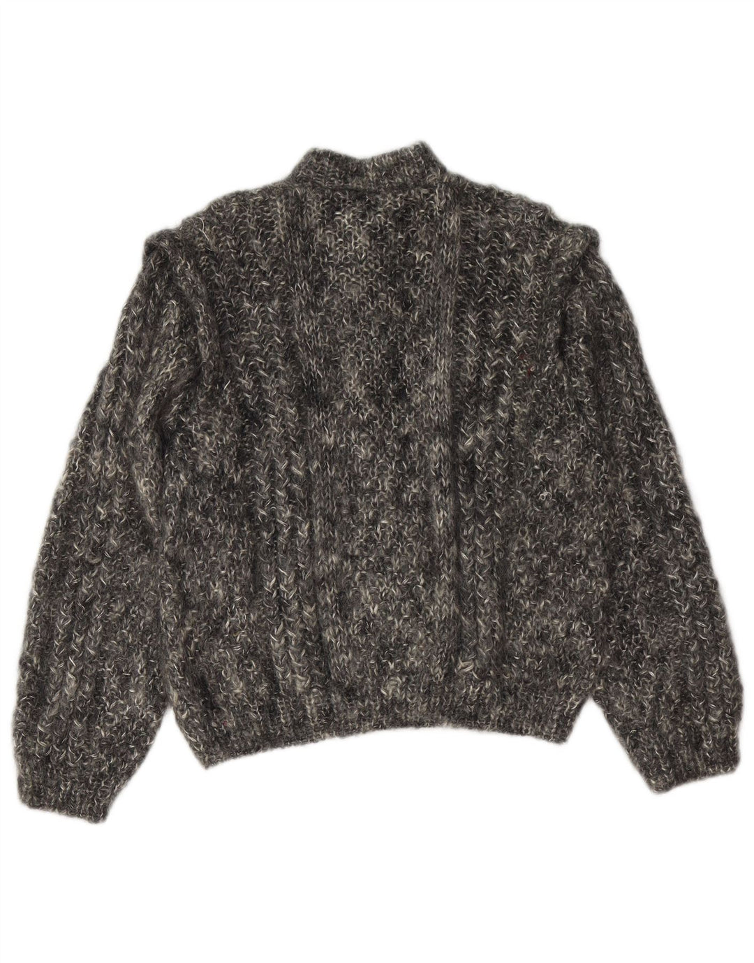 Pulover cardigan pentru femei VINTAGE UK 16 mare gri