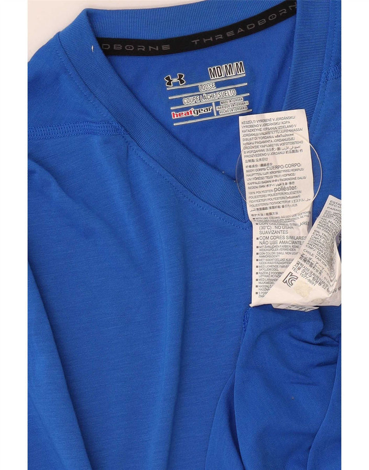 Tricou Under Armour pentru bărbați Heat Gear Top Medium Blue Poliester