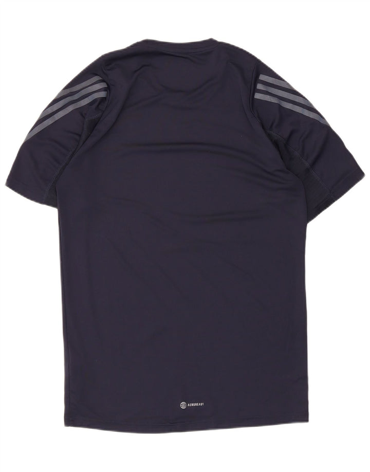 Tricou pentru bărbați Adidas Aeroready Top Mediu Bleumarin Poliester