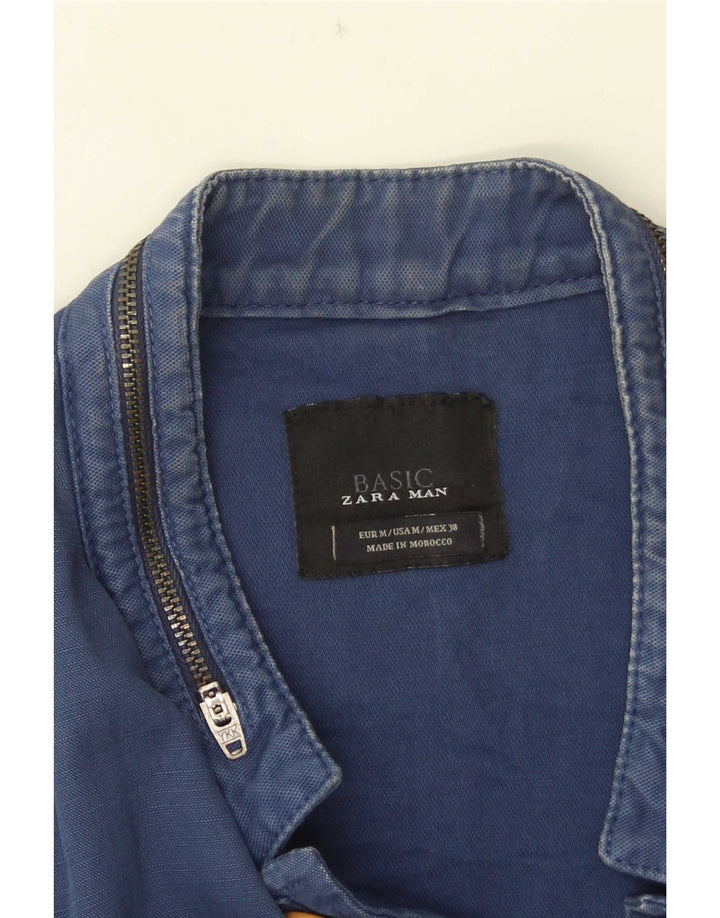 Blazer pentru bărbați Zara, cu 5 nasturi, UK 38 Medium Bleumarin