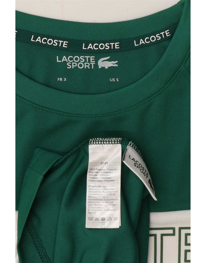 Tricou grafic pentru bărbați Lacoste Top Mărimea 3 Poliester color bloc verde mic
