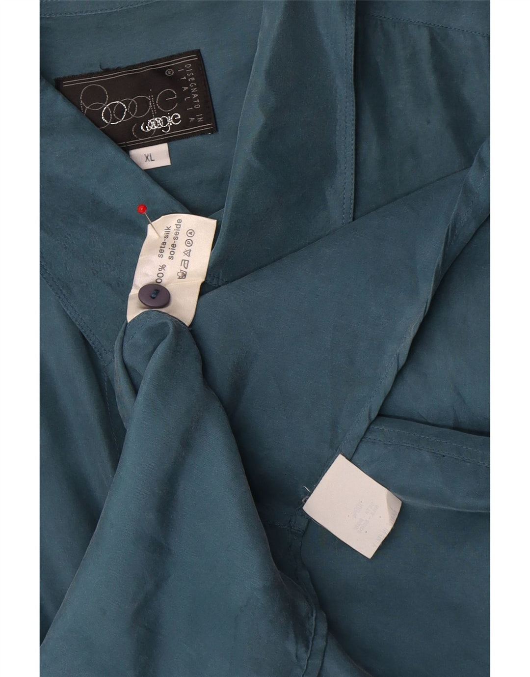 Cămașă BOOGIE pentru bărbați XL Blue Silk