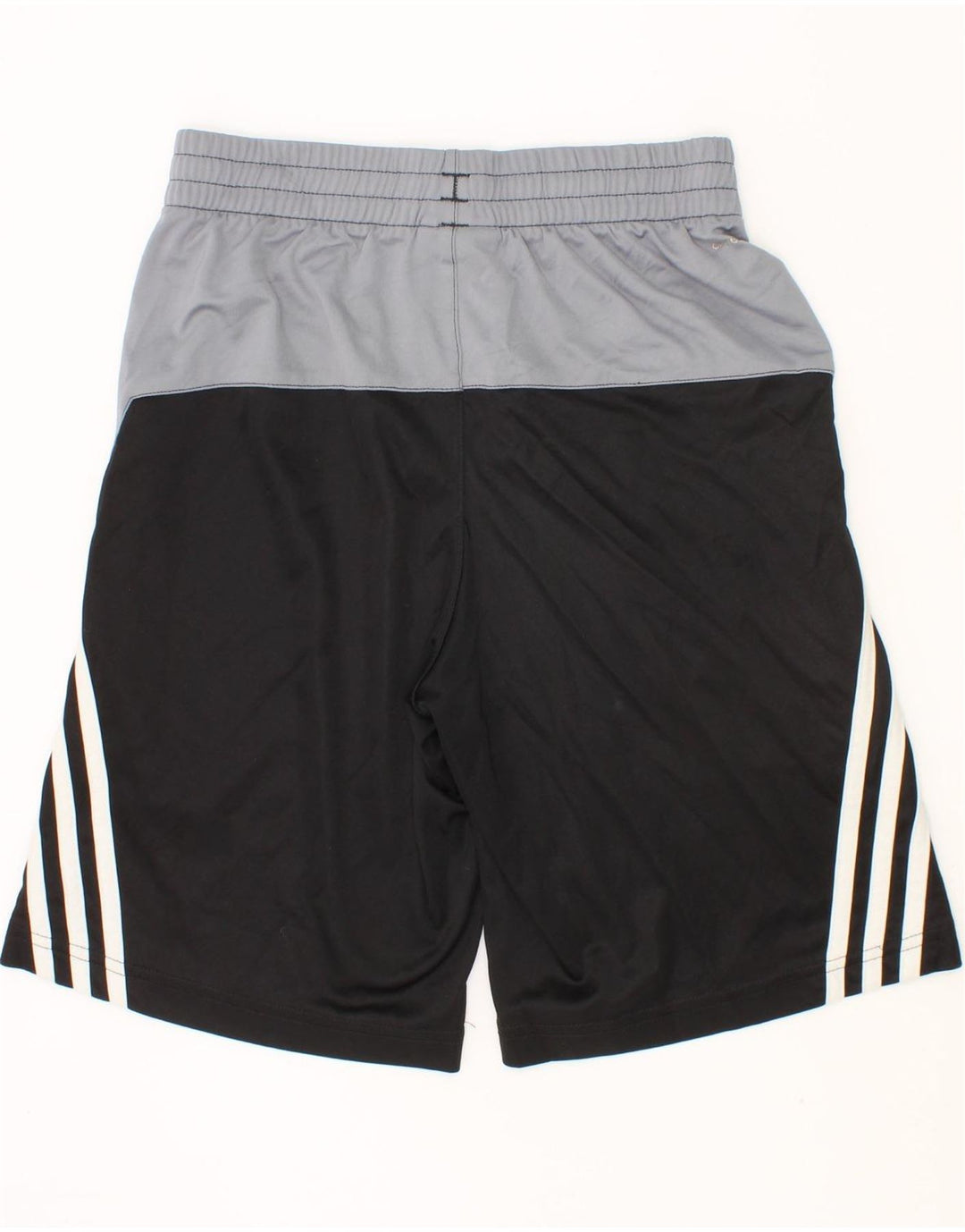 Pantaloni scurți sport ADIDAS pentru băieți 7-8 ani, mici, negru, poliester color bloc