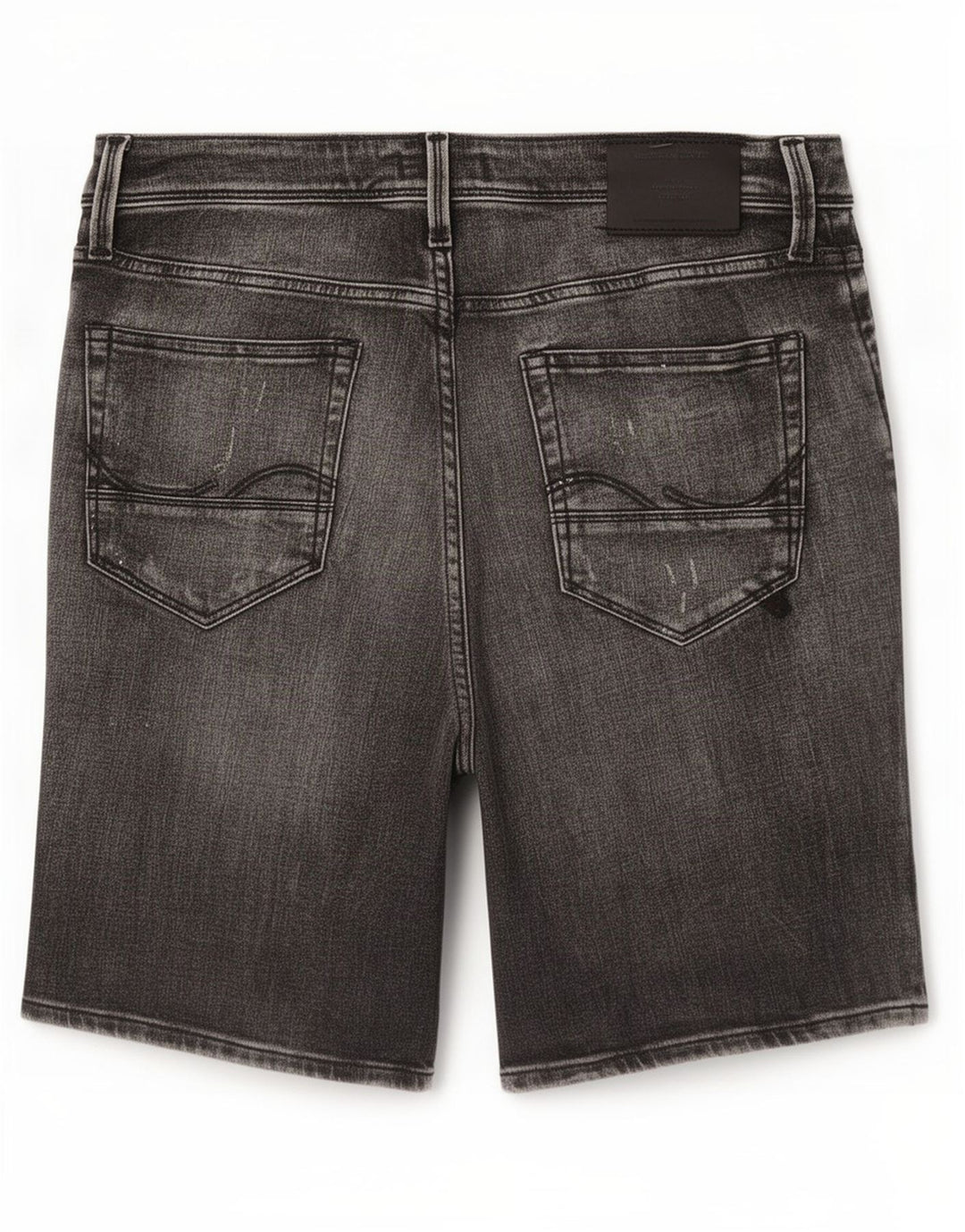Jack & Jones Pantaloni scurți din denim obișnuiți pentru bărbați, mici W32, bumbac gri