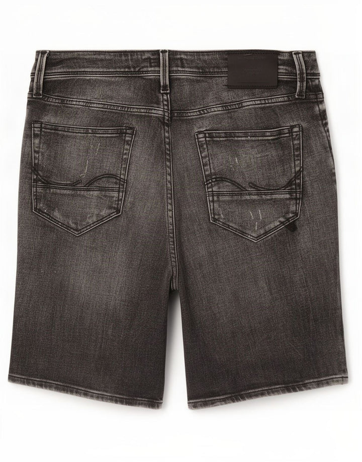 Jack & Jones Pantaloni scurți din denim obișnuiți pentru bărbați, mici W32, bumbac gri