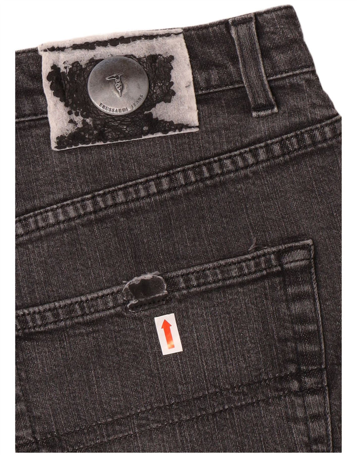 TRUSSARDI Blugi drepti pentru bărbați W36 L29 gri