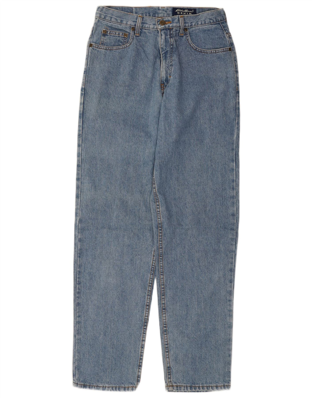 EDDIE BAUER Blugi conici pentru femei US 8 Medium W28 L31 Blue Bumbac