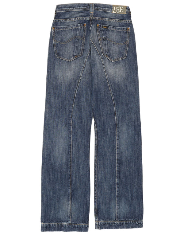Lee Boys Russel Bootcut Jeans 13-14 ani W28 L31 albastru bumbac