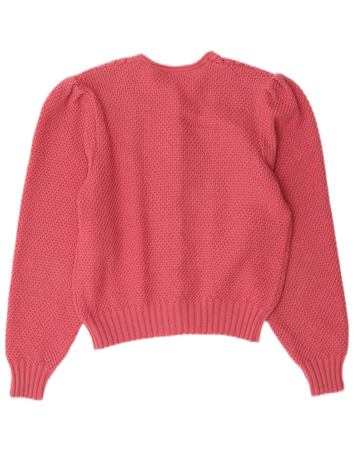 Pulover cardigan pentru femei Geyer IT 42 Lână Roz Mediu