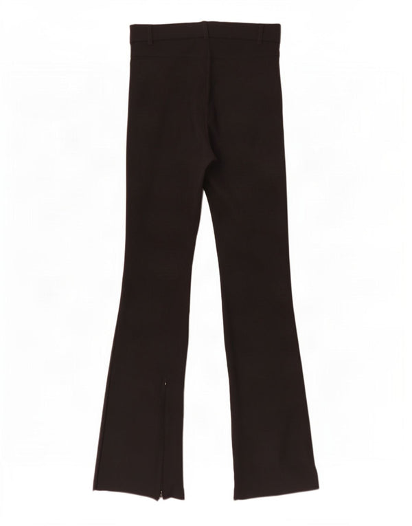 Pantaloni casual pentru femei Flare Zara Mediu L28 L33 Negri