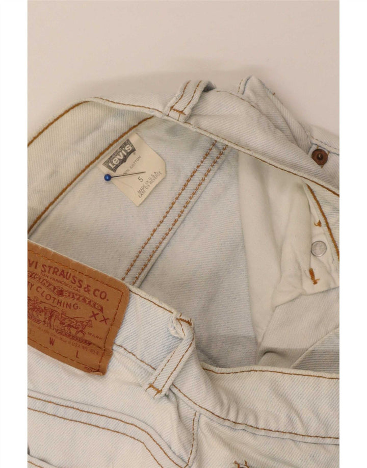Pantaloni scurți Levi's 550 Denim US 5 Small W25 Blue Bumbac