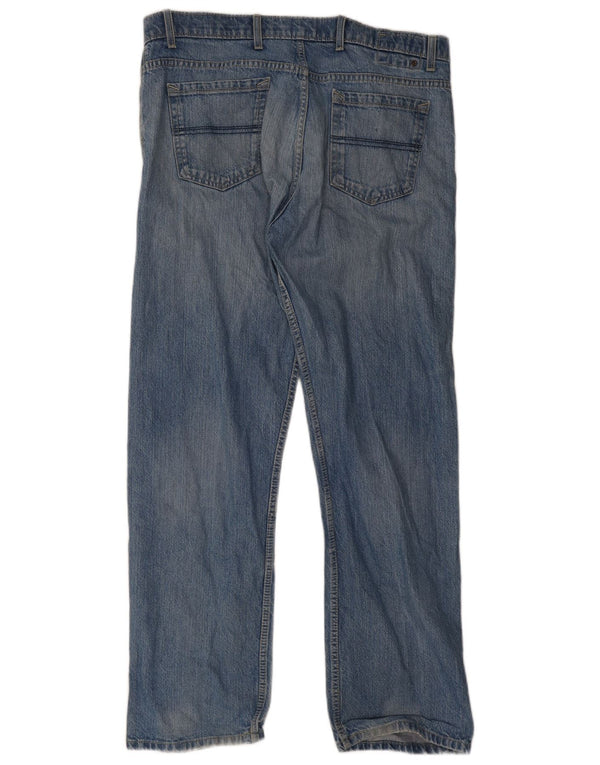 Blugi drepti pentru bărbați Marks & Spencer Blue Harbour W38 L33 Bumbac albastru