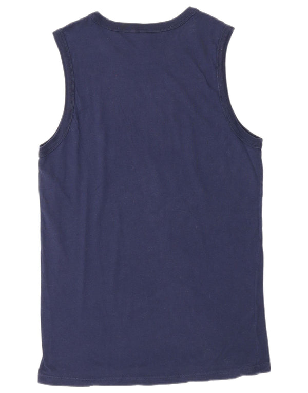 Benetton Mens Peanuts Graphic Vest Top Top Medium Bleumarin Bumbac