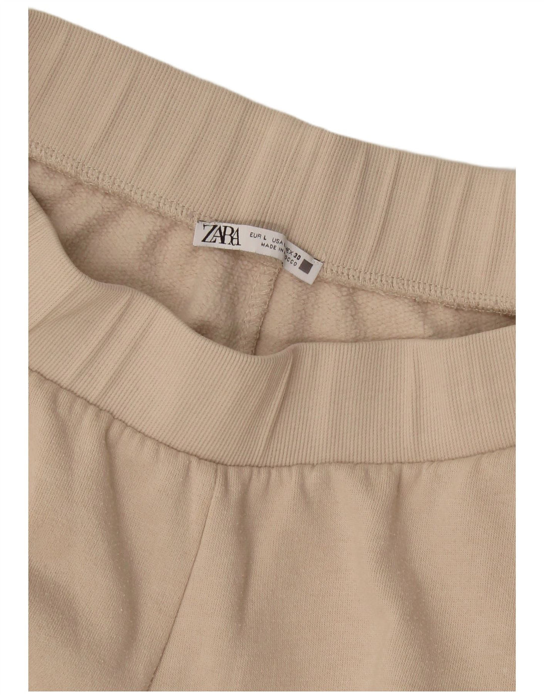 Pantaloni de trening cargo pentru femei Zara Joggeri mari, bej