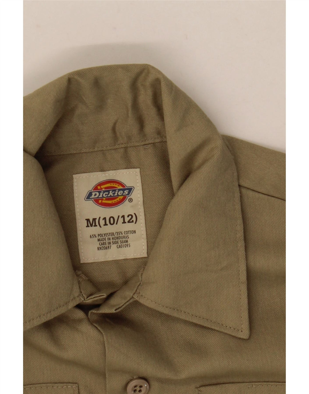 DICKIES Cămașă Băieți 10-11 Ani Mediu Kaki Poliester