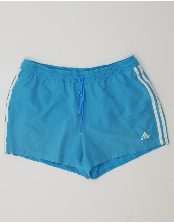 Pantaloni scurți de înot Adidas pentru bărbați, mari, albastru, poliester