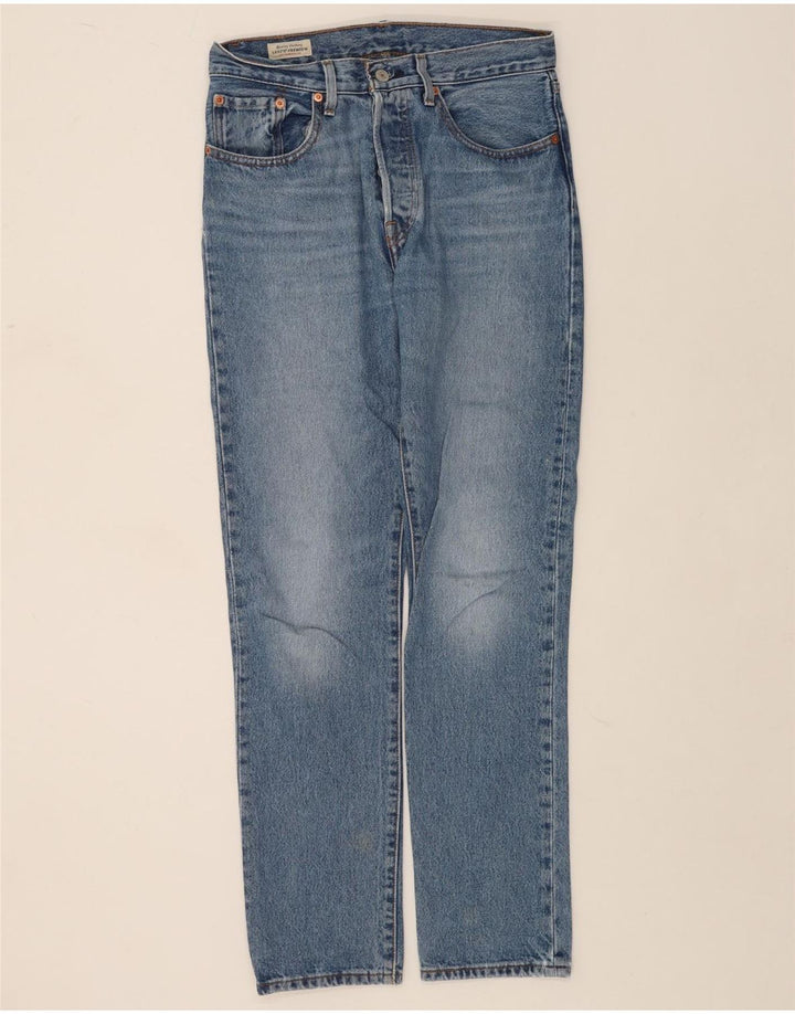 Blugi drepti pentru femei Levi's 501 W26 L30 Bumbac albastru