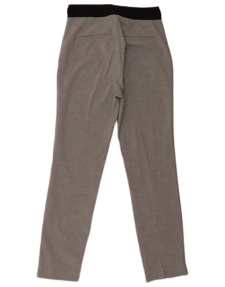 Pantaloni chino slim pentru femei Zara Mici L26 L27 Poliester gri