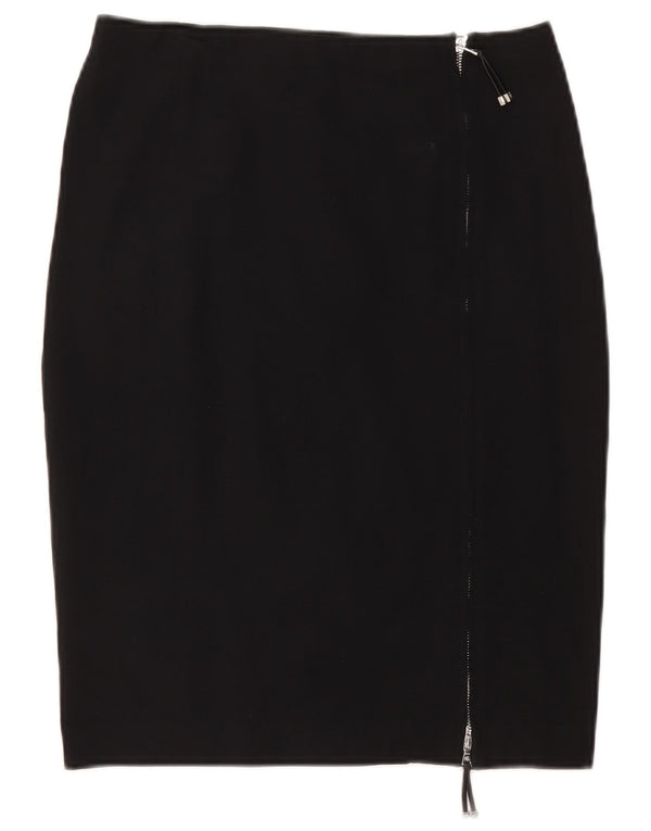 Fusta creion pentru femei Ralph Lauren US 4 Small W28 Bumbac negru