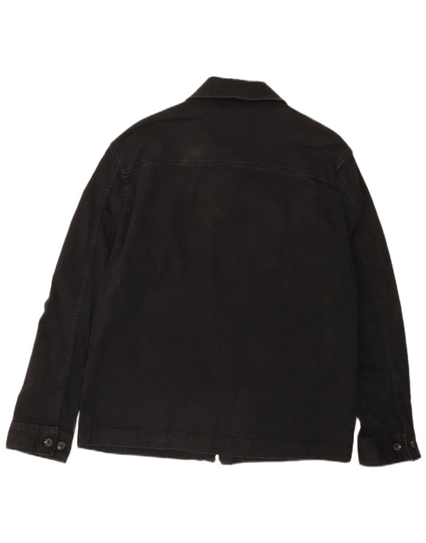 Jachetă de blugi pentru bărbați Zara UK 42 XL, bumbac negru