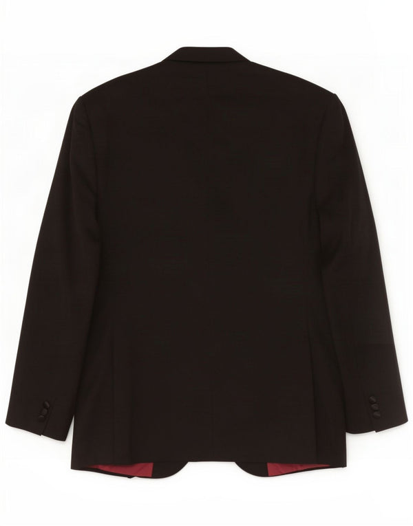 Marks & Spencer jachetă pentru bărbați cu 2 nasturi UK 46 XL poliester negru