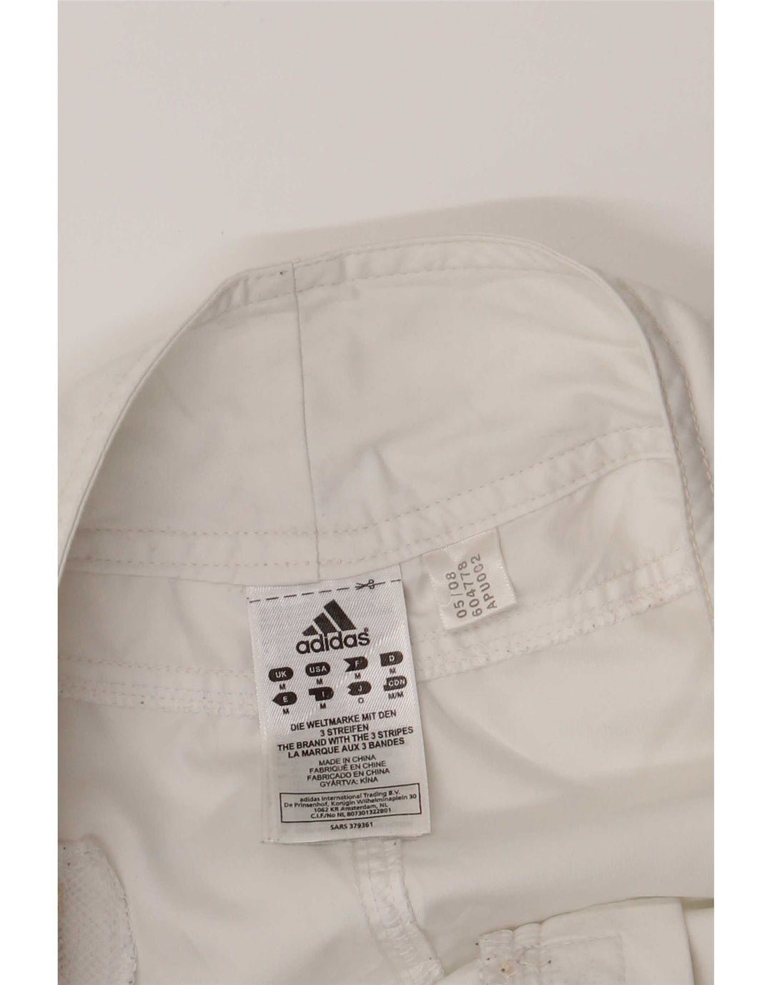 Pantaloni scurți de înot cu grafică Adidas pentru bărbați, poliester floral, alb mediu