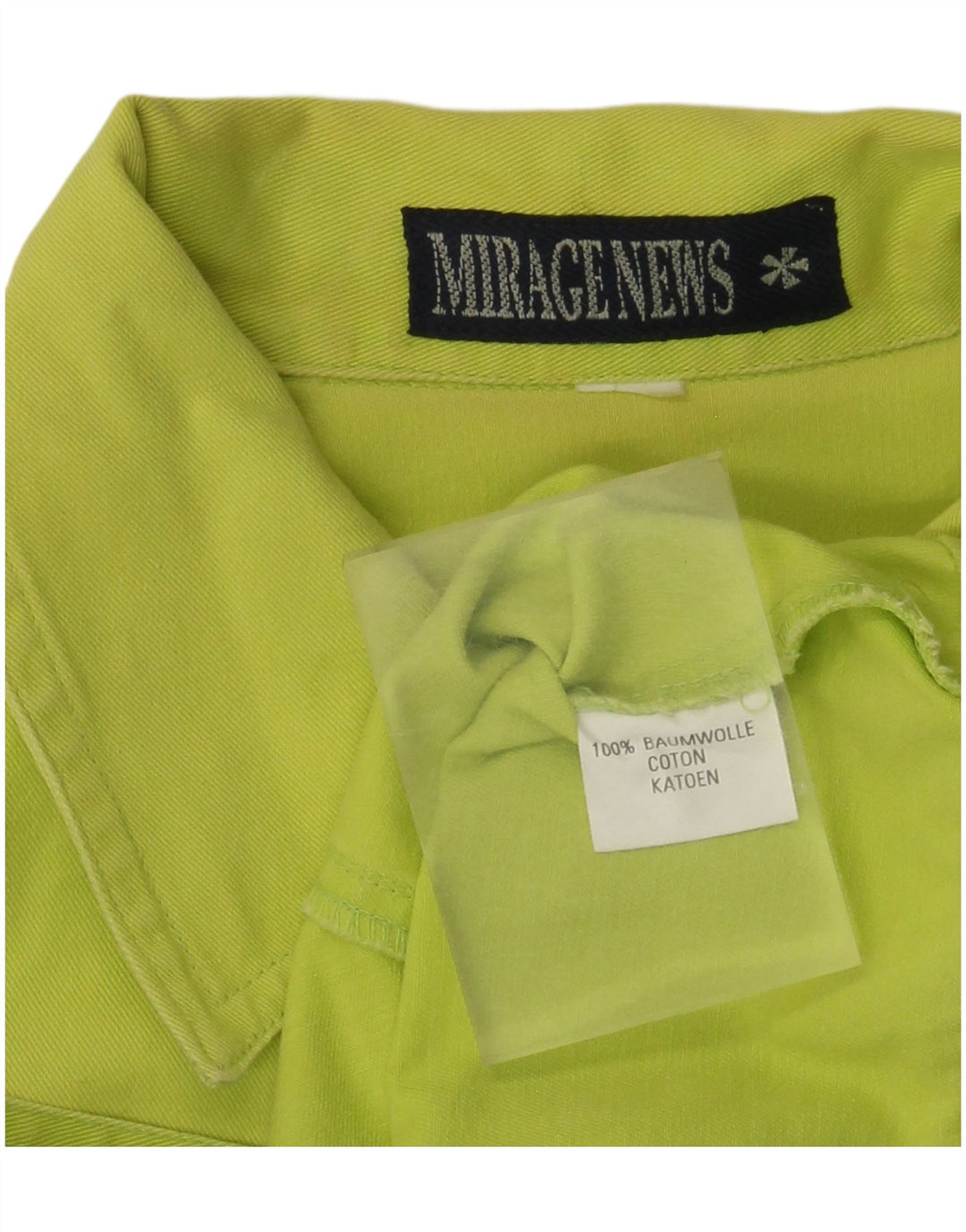 Gilet pentru femei Mirage Crop Denim UK 12, bumbac verde mediu