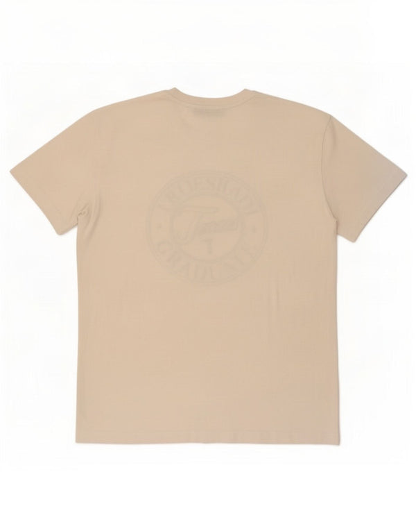 Tricou cu grafic Trussardi Jeans pentru femei Top UK 16, mare bumbac alb