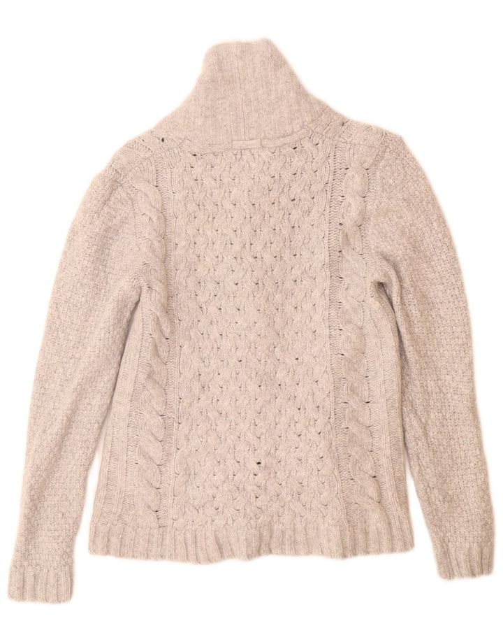 Pulover cardigan pentru bărbați Woolrich Lână gri mediu