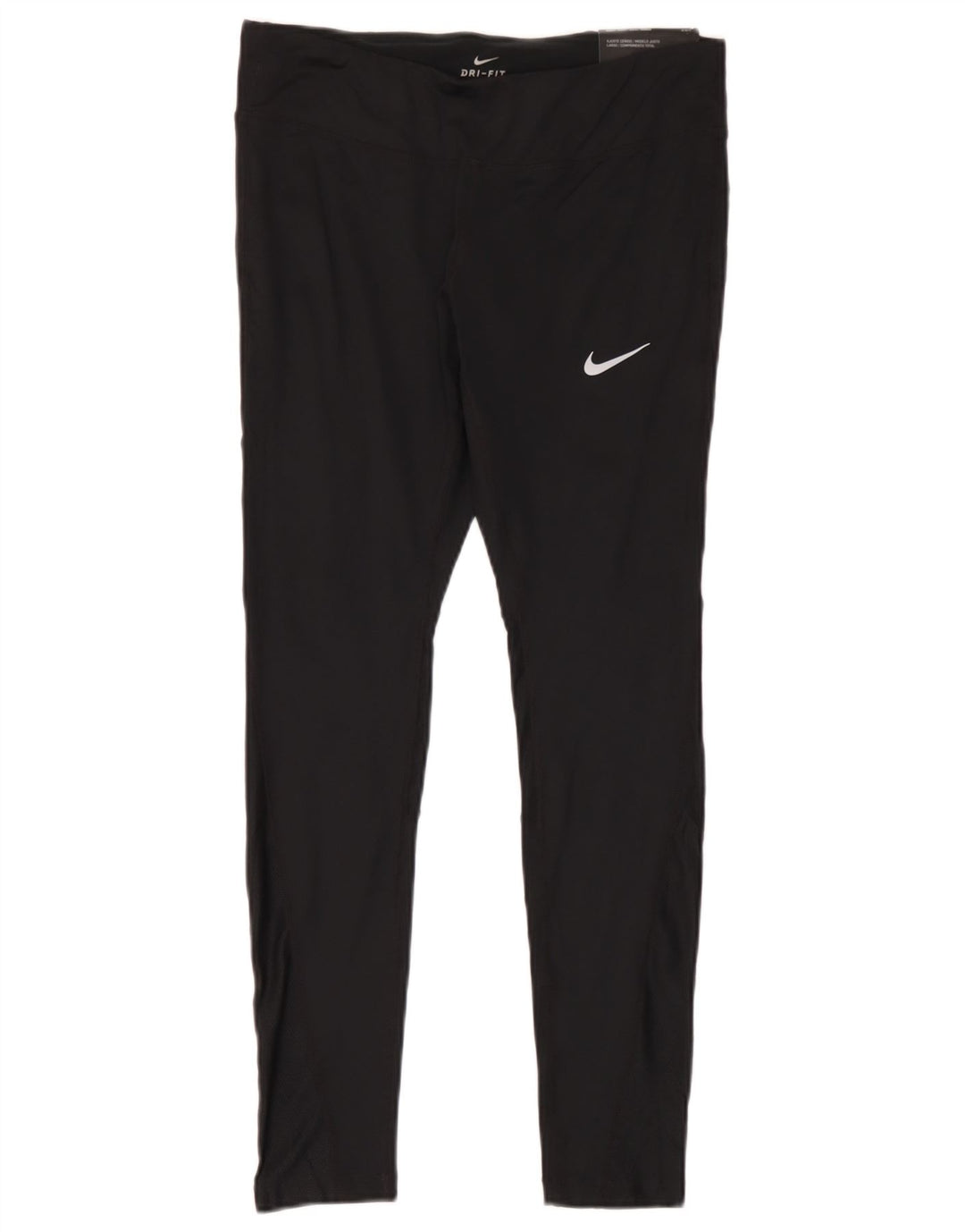 Leggings Nike Dri Fit pentru femei UK 14, mare, negru, poliester