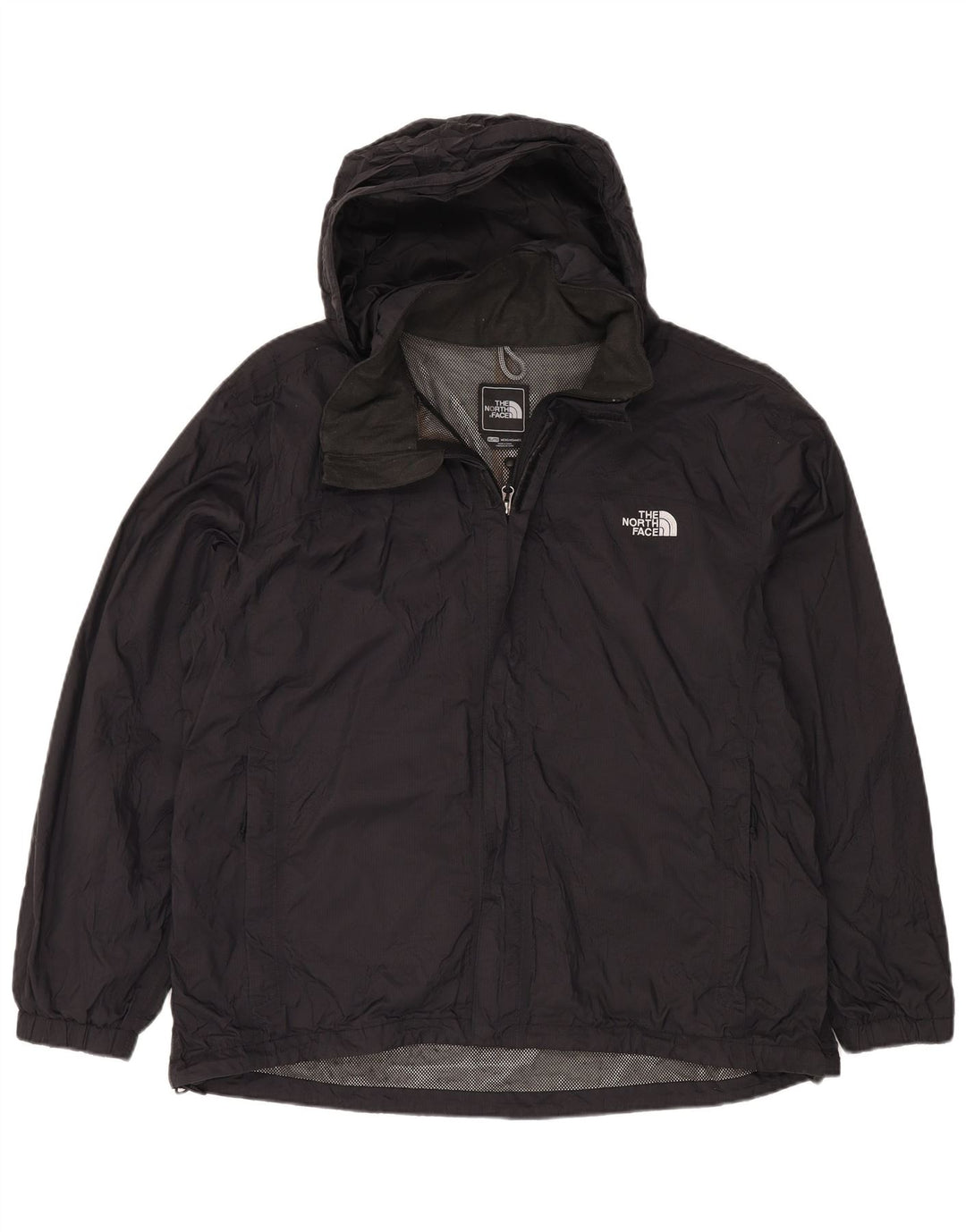 The NORTH FACE Jachetă de ploaie cu glugă pentru bărbați UK 42 XL Nylon negru