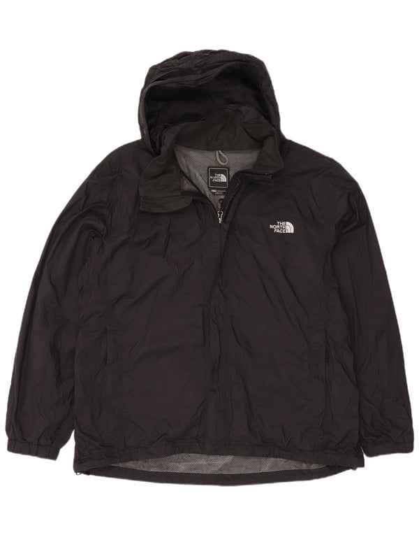 The NORTH FACE Jachetă de ploaie cu glugă pentru bărbați UK 42 XL Nylon negru