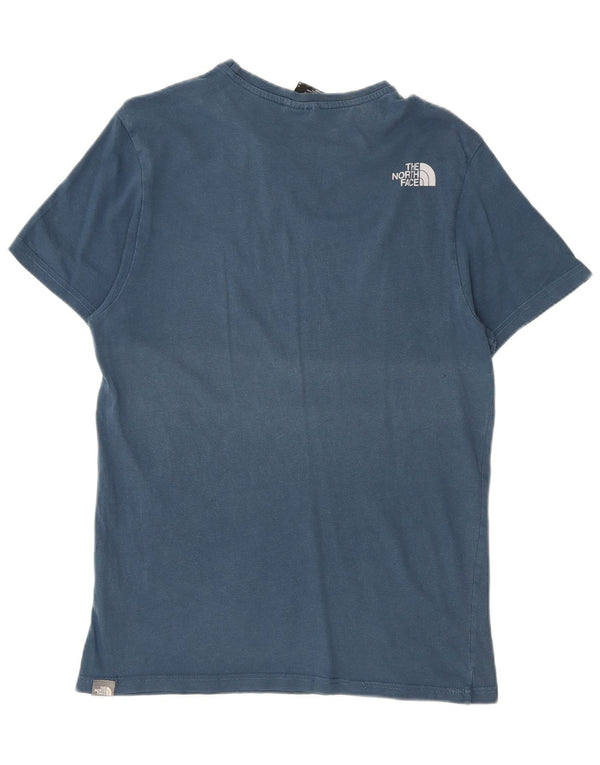Tricou pentru bărbați The North Face Top Small Blue Bumbac
