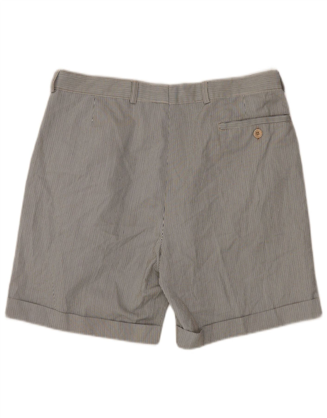 Pantaloni scurți chino VINTAGE pentru bărbați IT 52 XL W34, multicolore, cu dungi