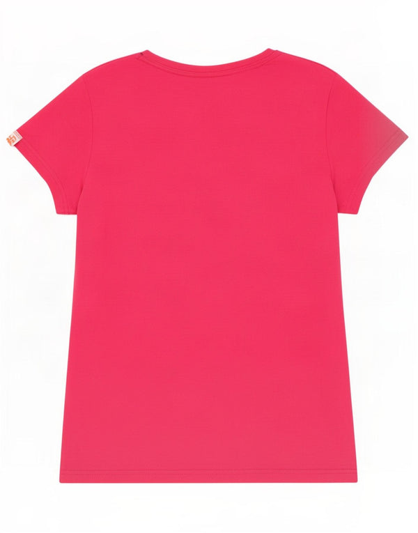 Tricou grafic Superdry pentru femei Top UK 14 mare bumbac roz
