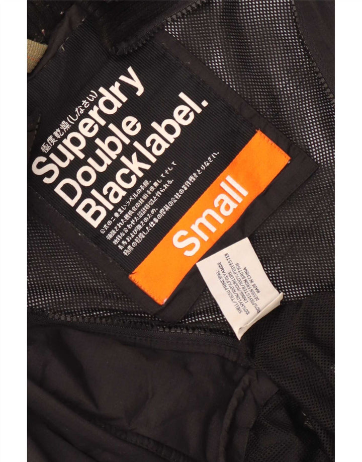 Jachetă de ploaie Superdry pentru bărbați UK 36 Small Black Nylon