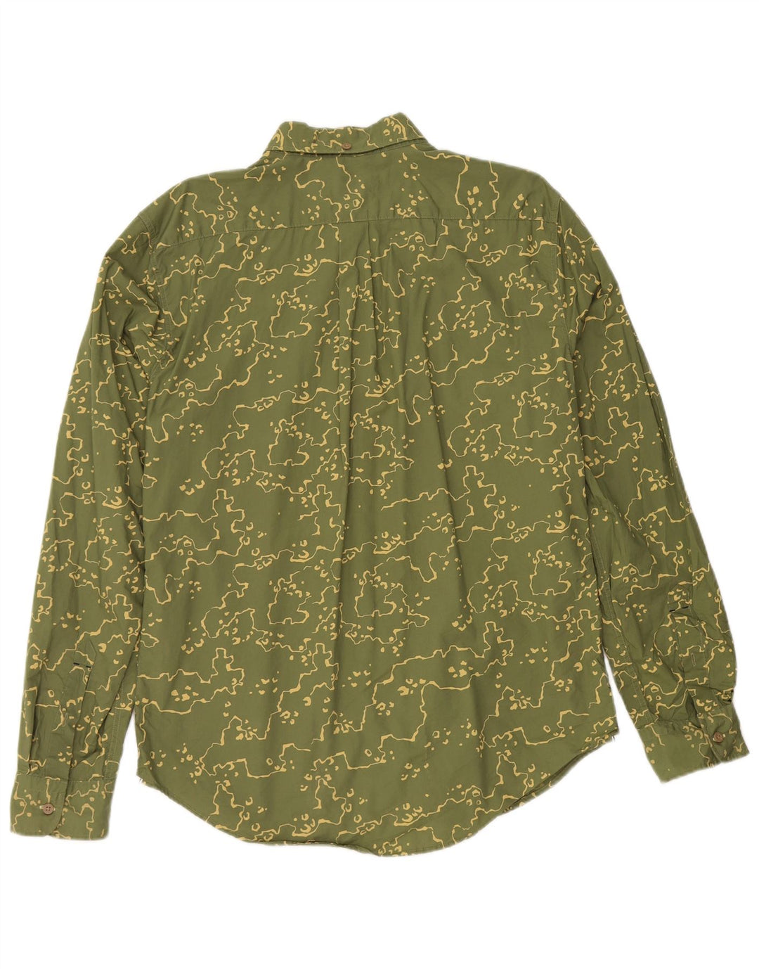 Cămașă Levi's Slim Fit pentru bărbați, bumbac camuflaj verde mare