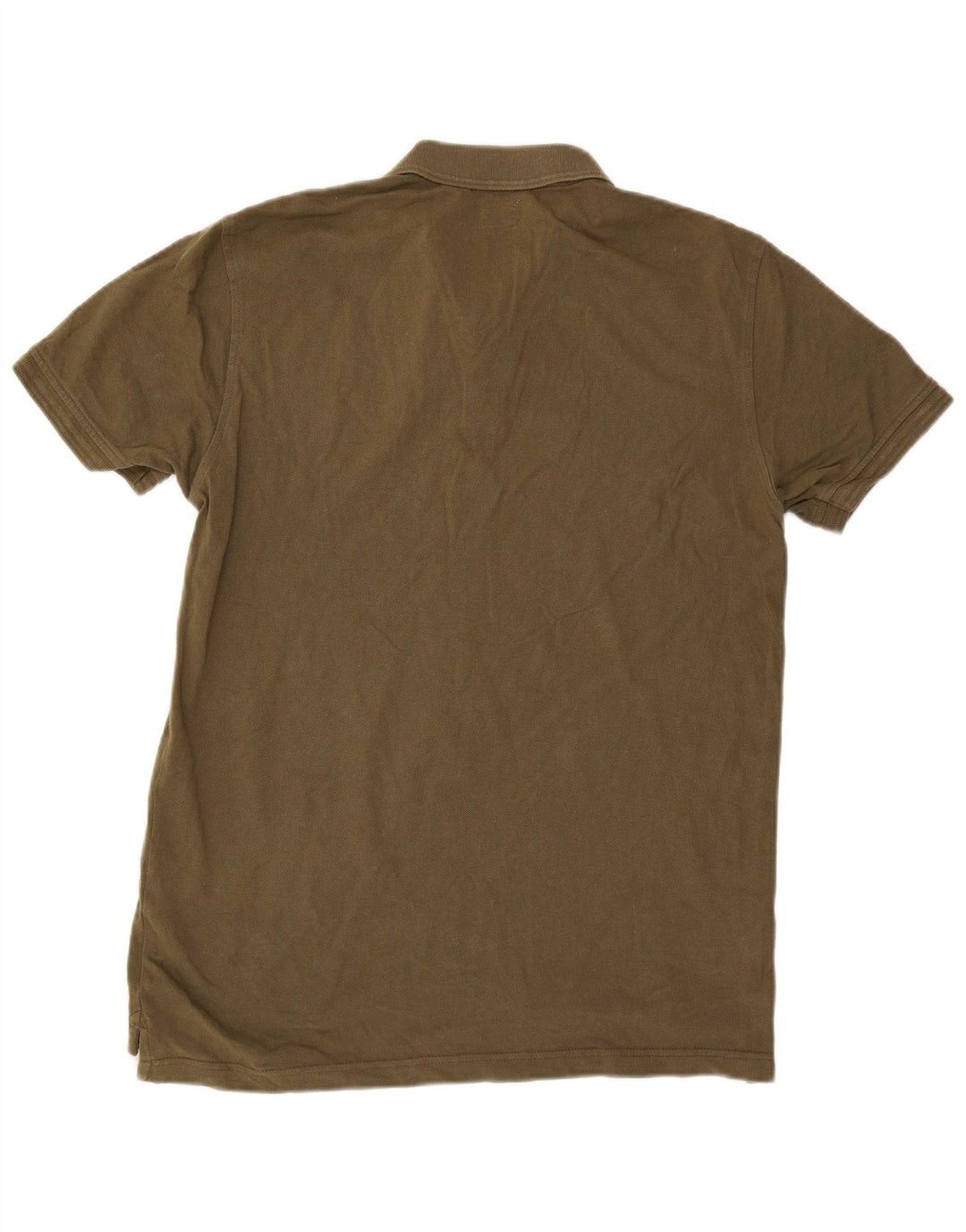 LEVI'S Mens Polo Shirt Large Khaki Cotton