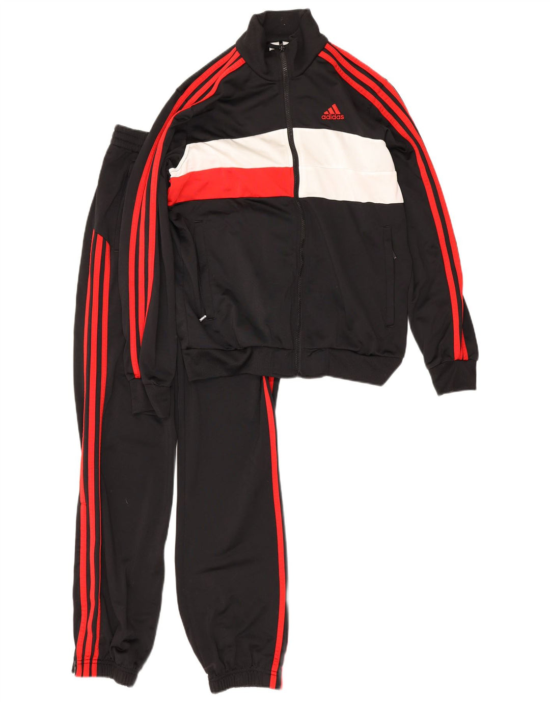 Trening complet pentru băieți Adidas 13-14 ani, negru, poliester