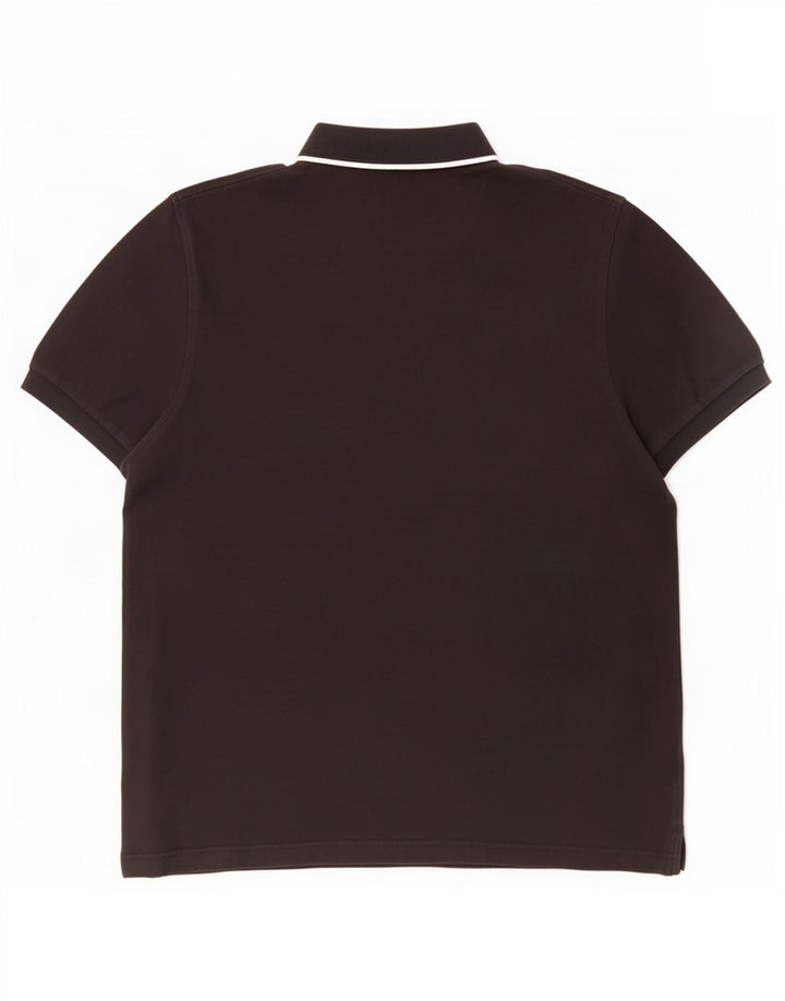 Tricou polo Sun68 pentru bărbați, bumbac negru 2XL