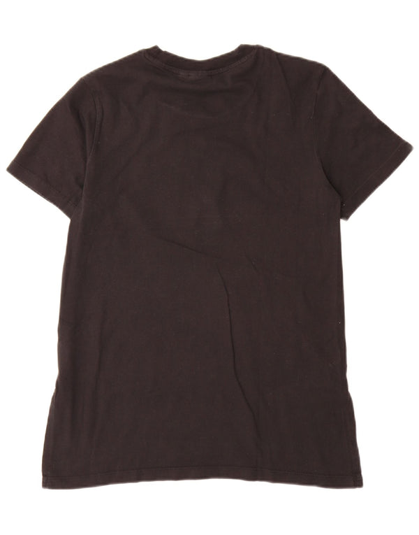 Tricou grafic Adidas pentru femei Top UK 10 Small Black Bumbac