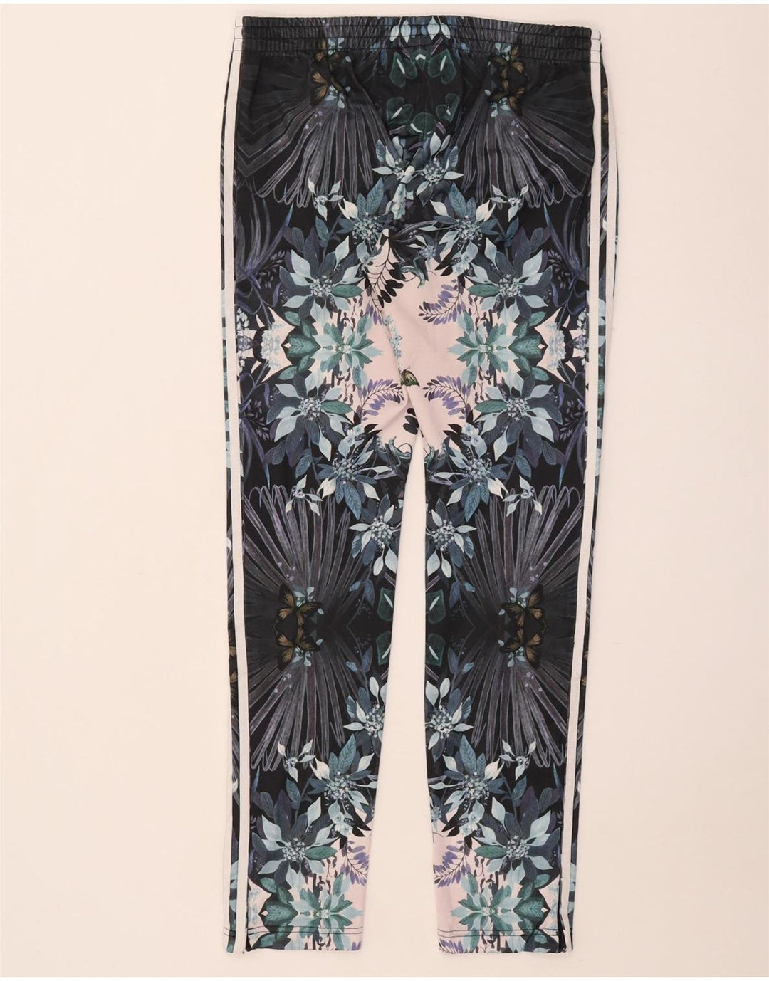 Pantaloni de trening Adidas pentru femei UK 14 Poliester floral multicolor mare