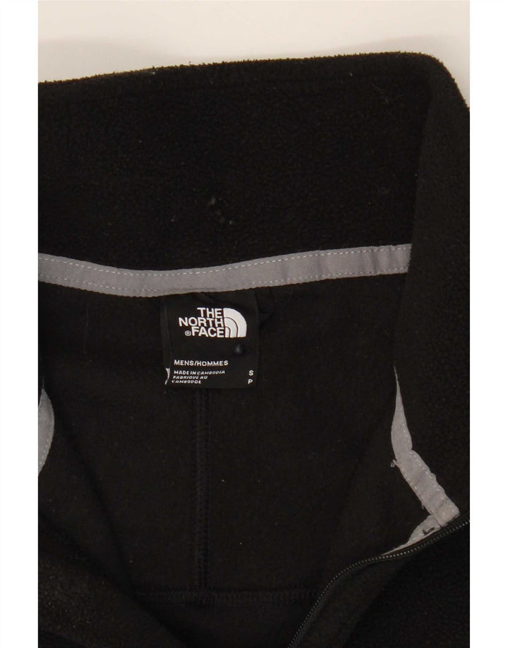 Jumper The North Face pentru bărbați, cu fermoar și gât, poliester mic, negru