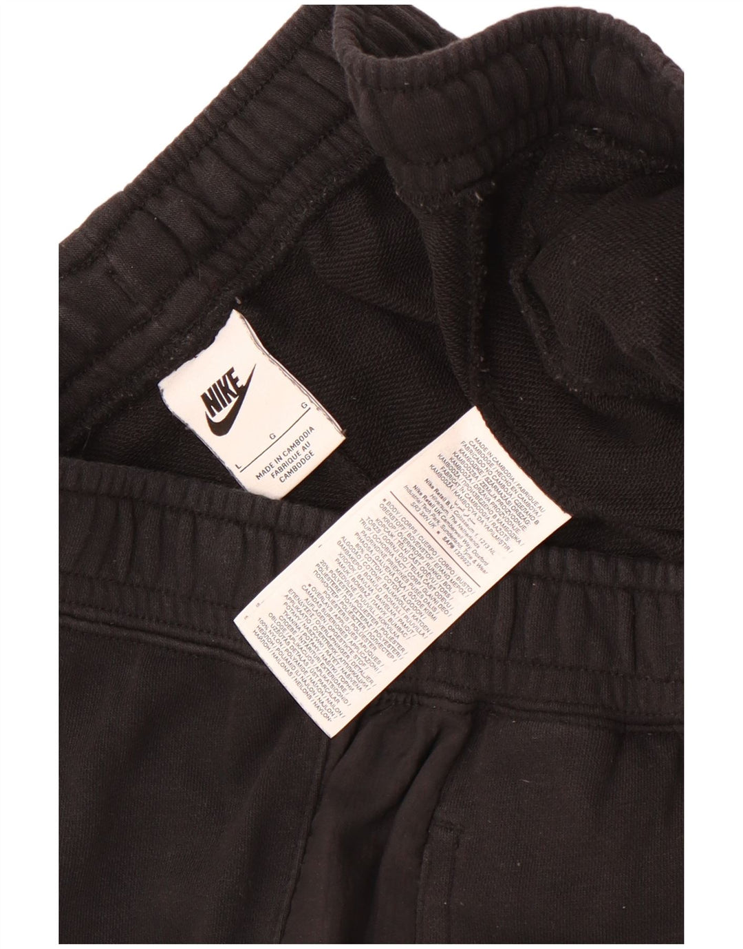 Pantaloni scurți sport Nike pentru bărbați, mari, negru, bumbac