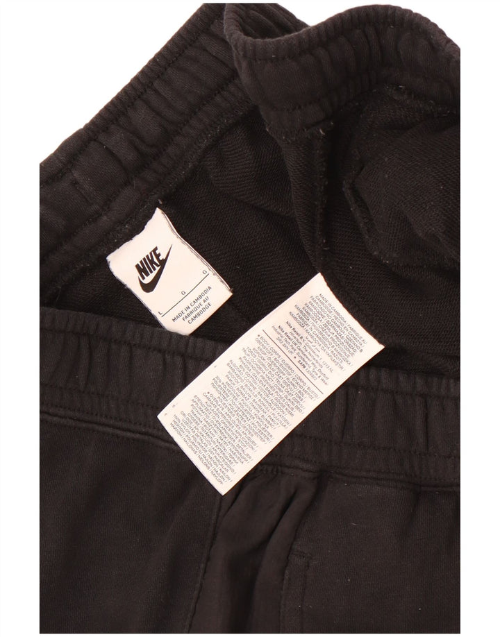 Pantaloni scurți sport Nike pentru bărbați, mari, negru, bumbac