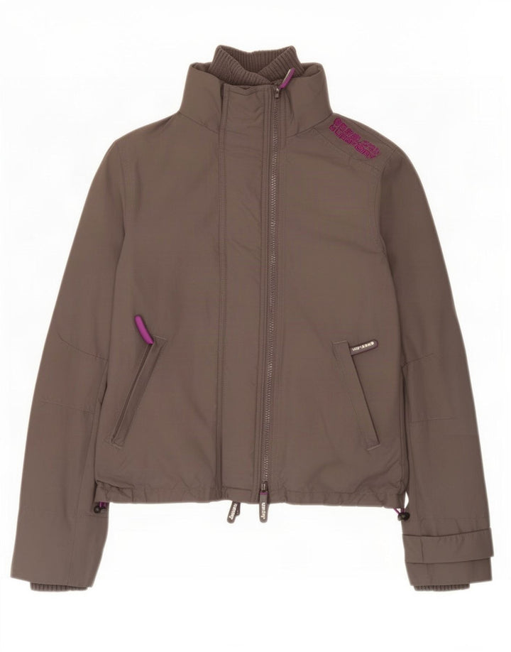 Jachetă Windbreaker pentru femei The Windcheater Graphic UK 10 Small Gri