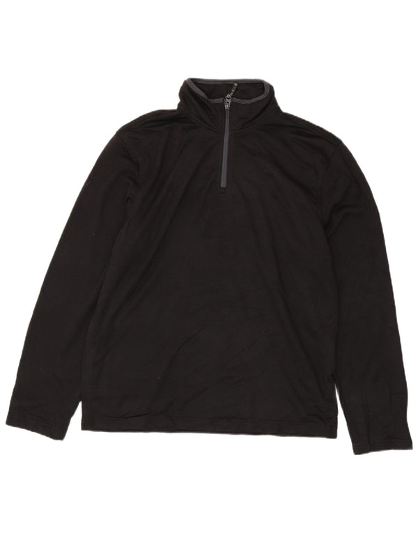 Trening pentru bărbați Starter, cu fermoar și gât, cu pulover, Marea Britanie 38/40 Medium Negru