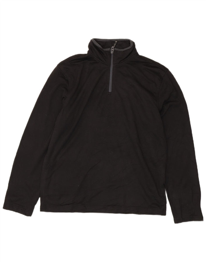 Trening pentru bărbați Starter, cu fermoar și gât, cu pulover, Marea Britanie 38/40 Medium Negru