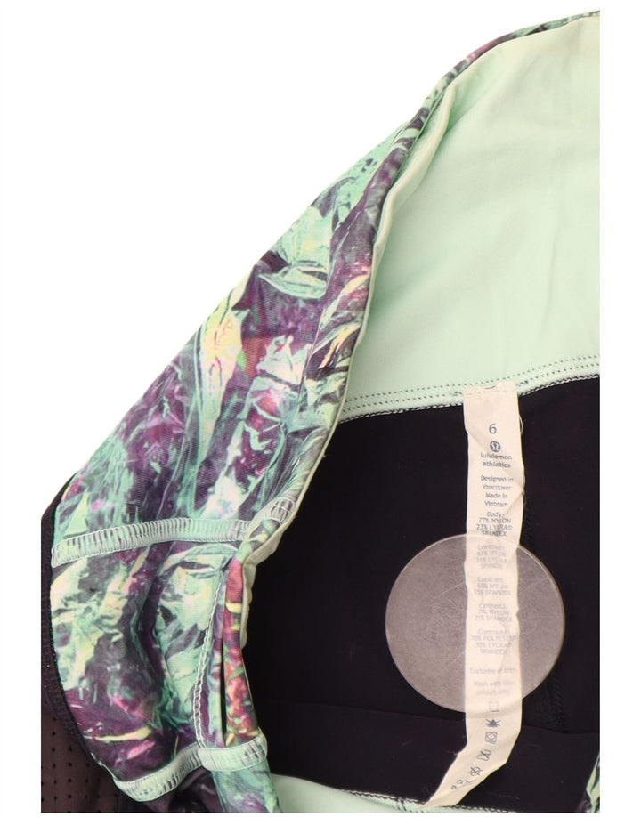 Leggings Capri Lululemon pentru femei US 6 Medium Navy Blue Colorblock