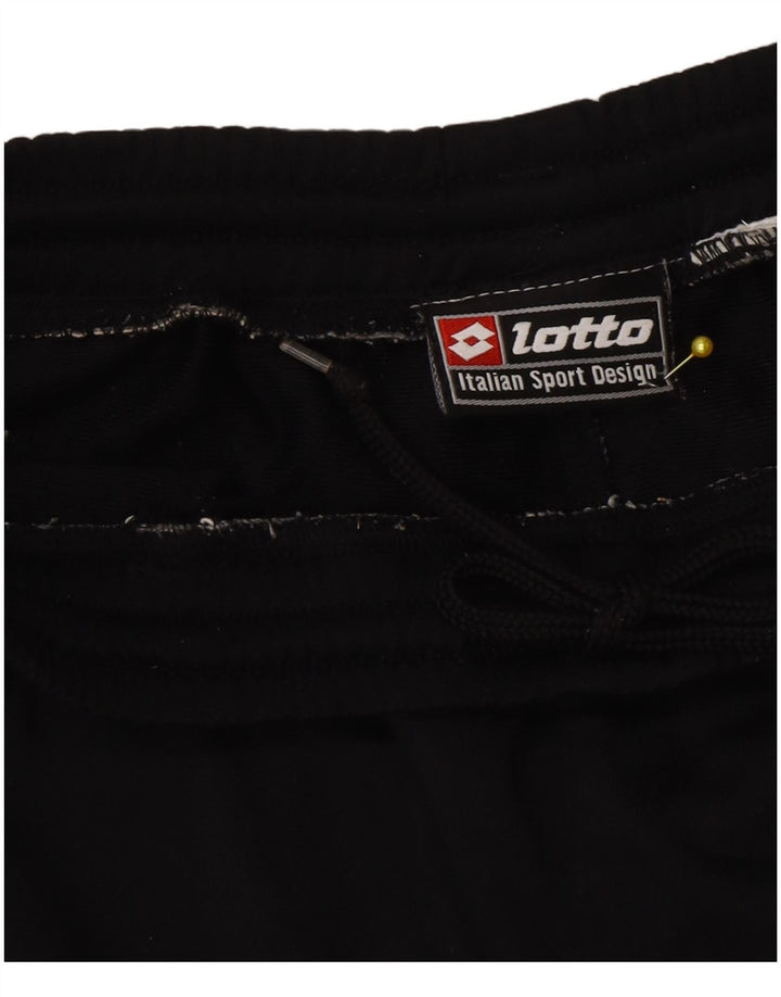 Pantaloni de trening Lotto pentru bărbați, medii, negru